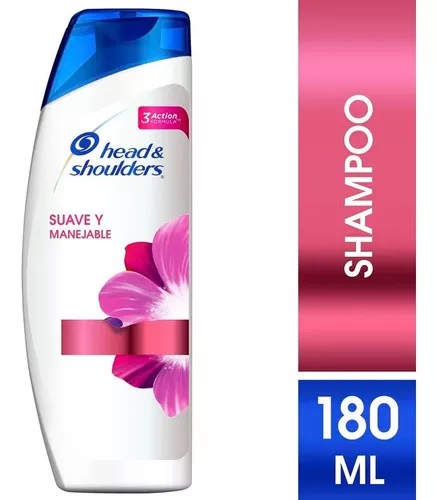 SHAMPOO  HEAD SHOULDERS   X180  SUAVE Y MANEJABLE